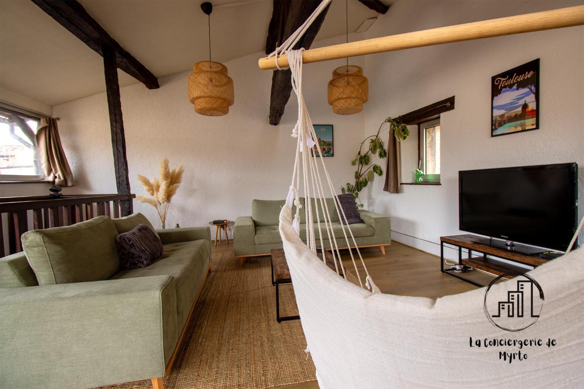 Ferienhaus Sous Les Toits De Sainte-cecile *